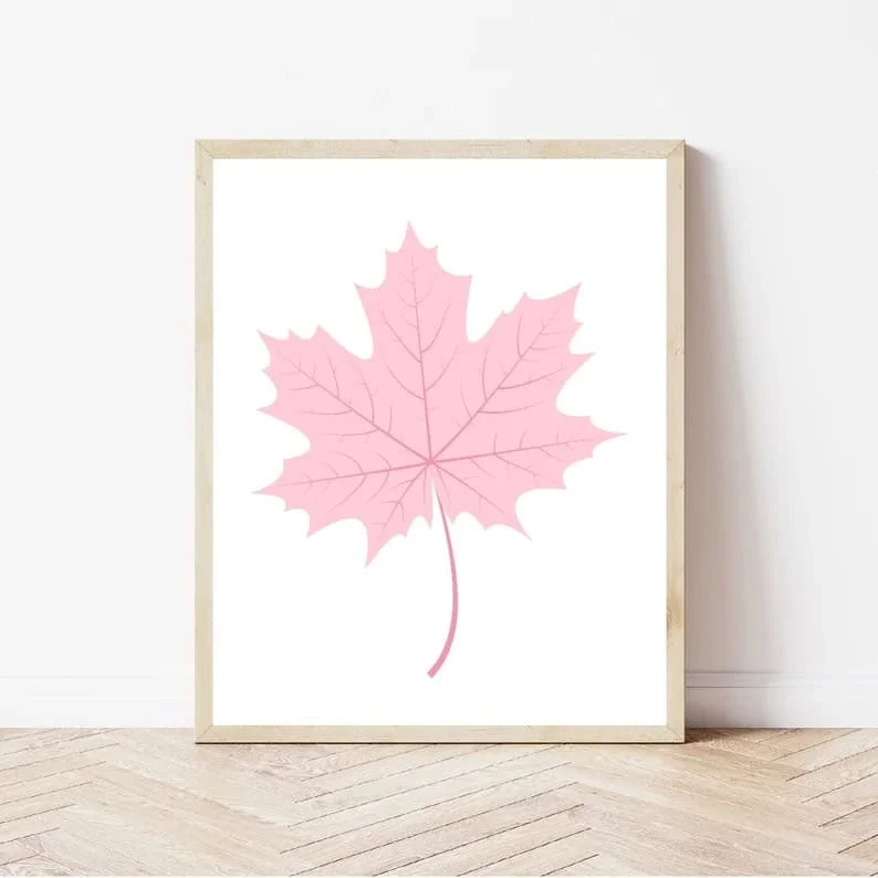 2. Obra de arte impresa para pared otoñal