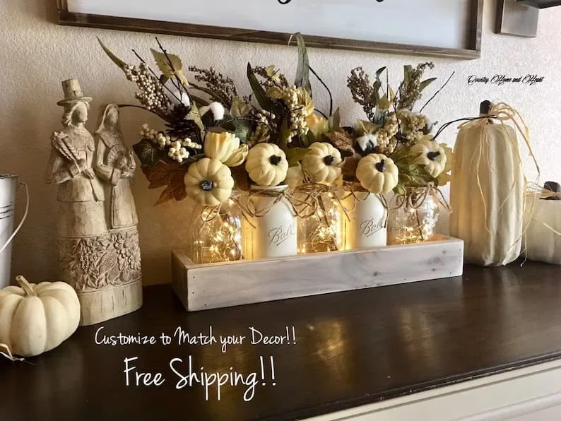 14. Decoración neutra otoñal