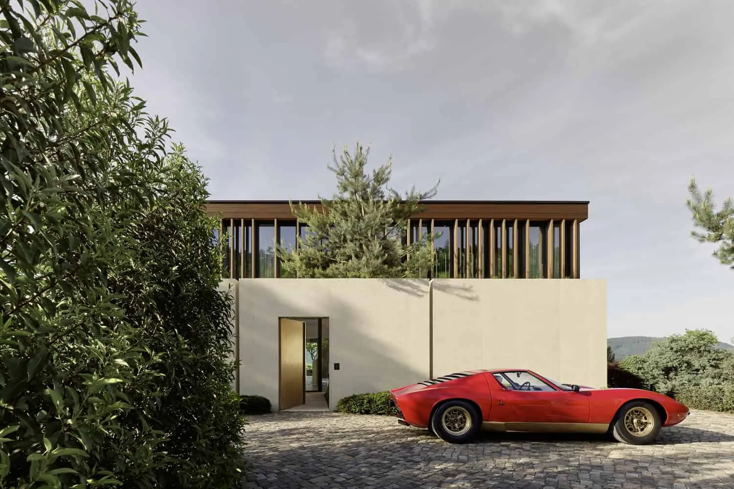 奥彭海默风格现代建筑的克伦布吕尔住宅：德国海岸别墅