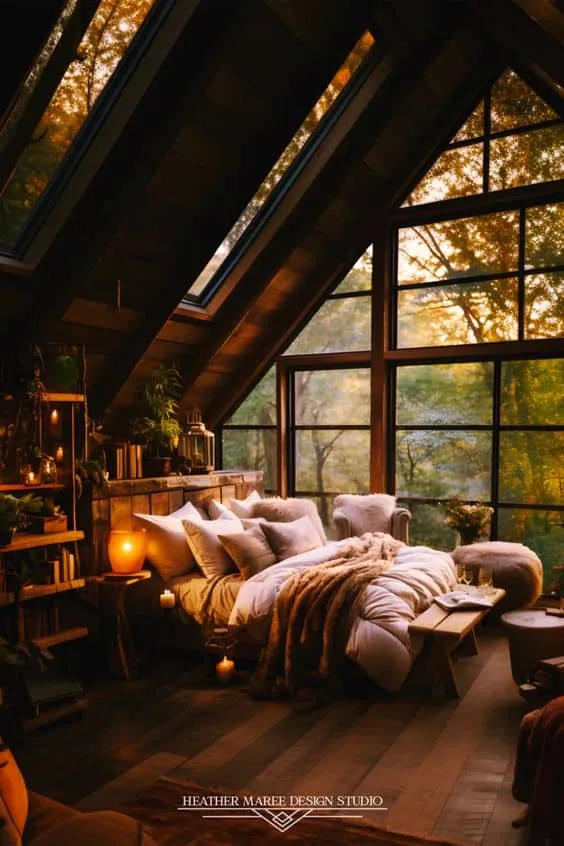 时尚浪漫卧室，营造温馨与激情的阴郁氛围