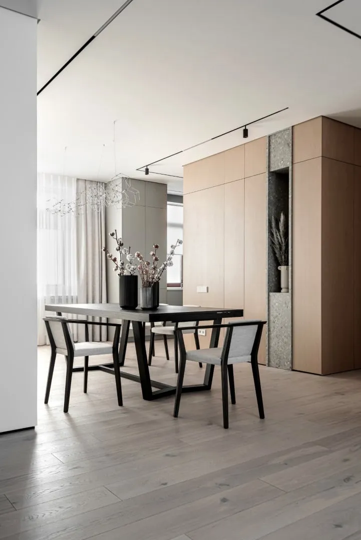 阿斯塔纳轻奢亚洲风格公寓由Kvadrat Architects设计