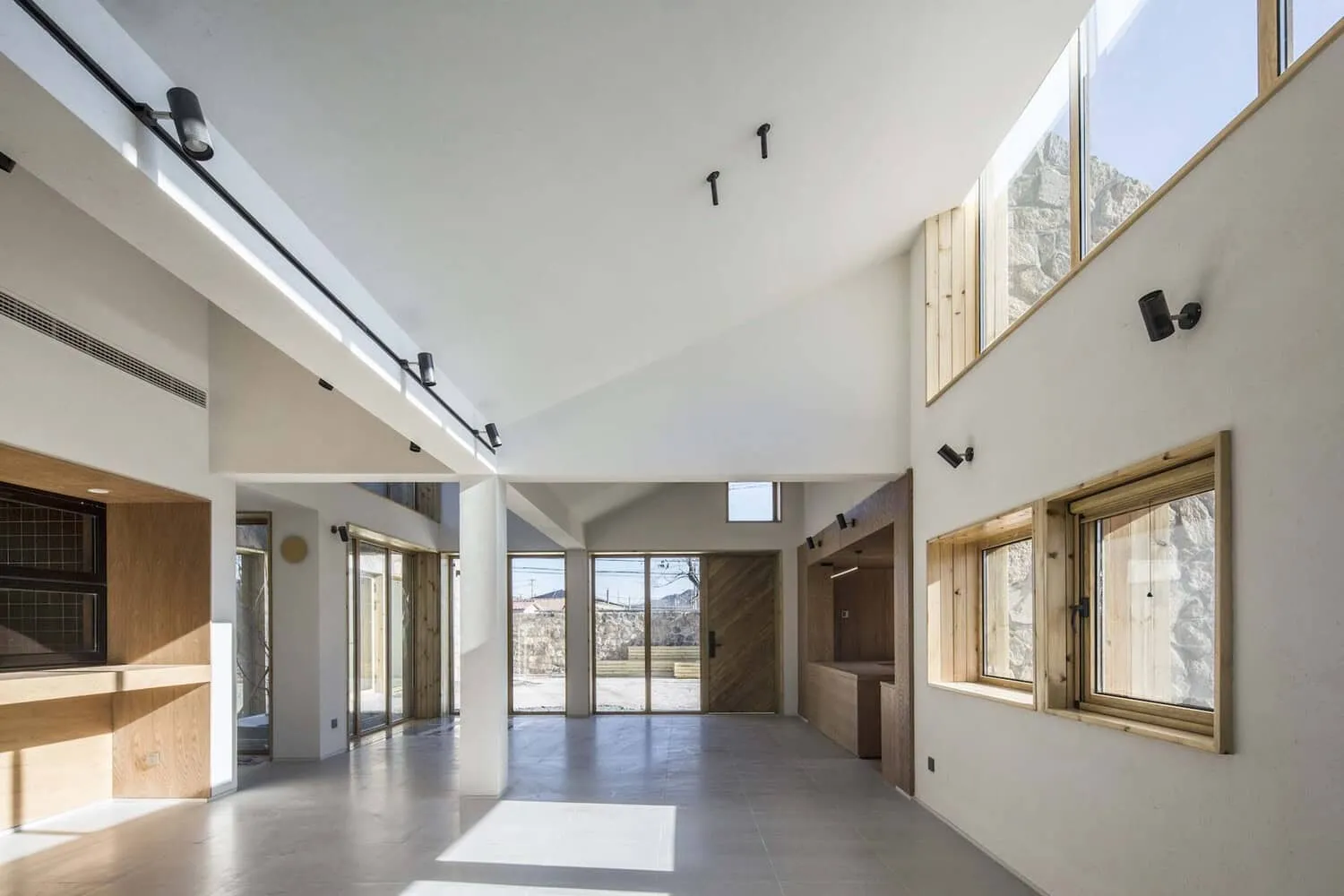 House with Folding Roof in Courtyard by MAT Office in Beijing, China