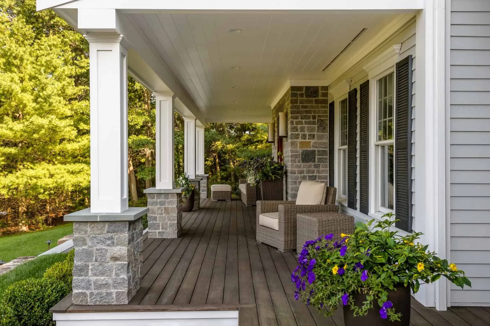 7. Veranda tradicional, Boston