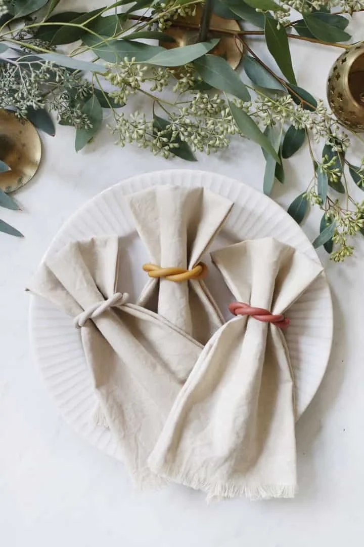 2. Anillos de tela de arcilla