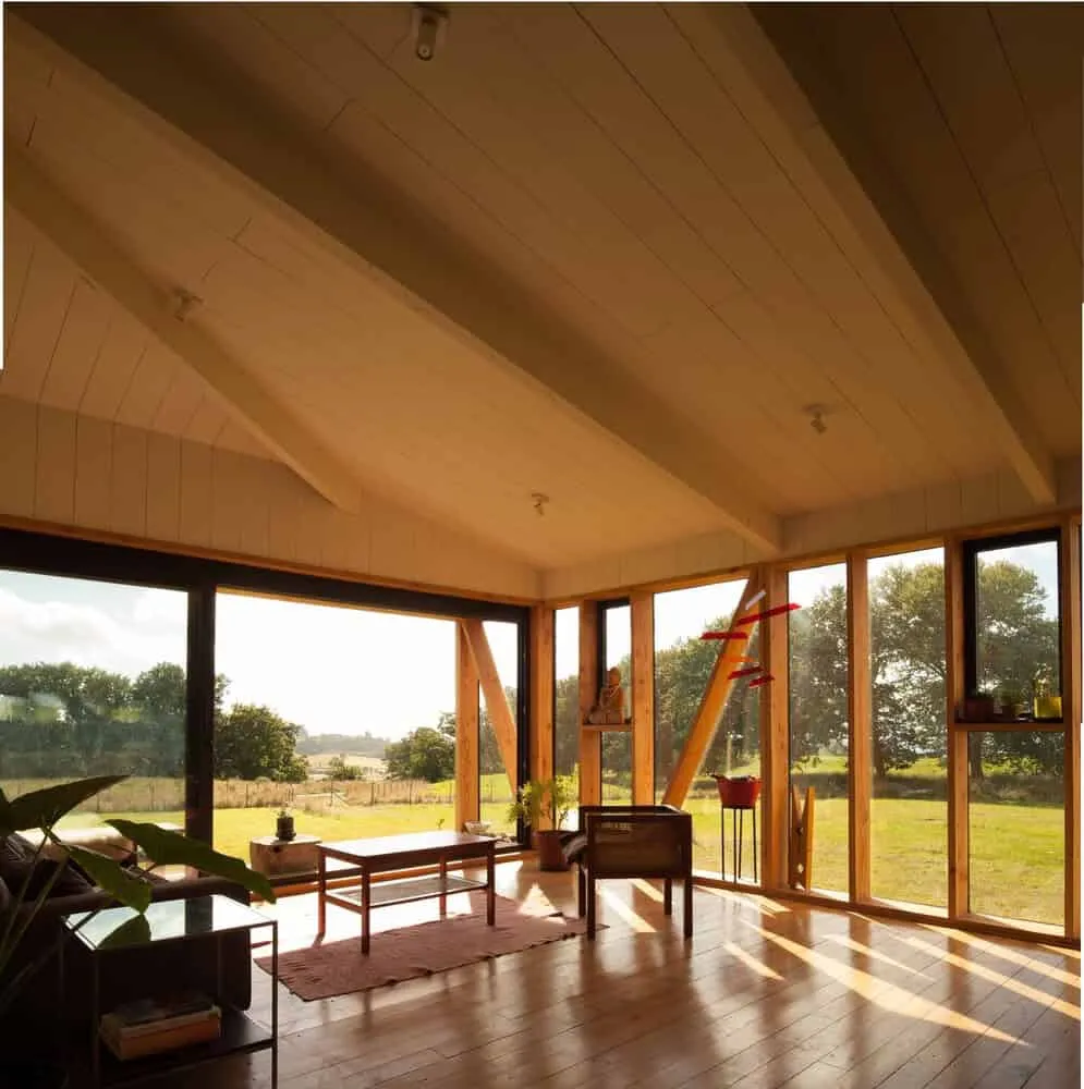 克里斯托巴尔·诺盖拉和阿巴卡+棕榈树设计师之家：紧凑型住房，全景视野