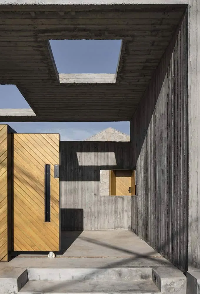 House with Folding Roof in Courtyard by MAT Office in Beijing, China