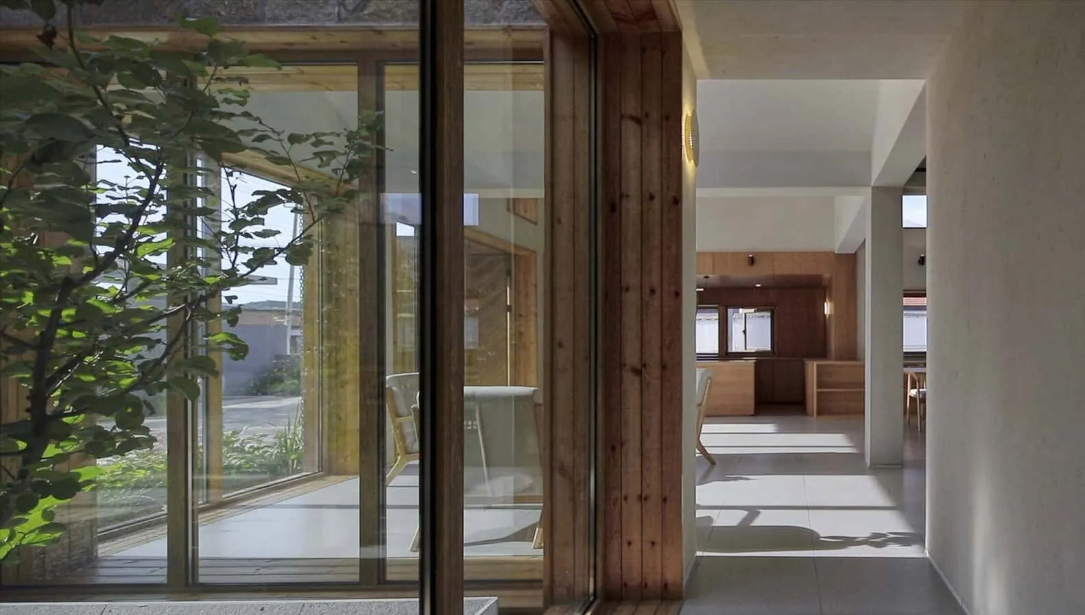 House with Folding Roof in Courtyard by MAT Office in Beijing, China