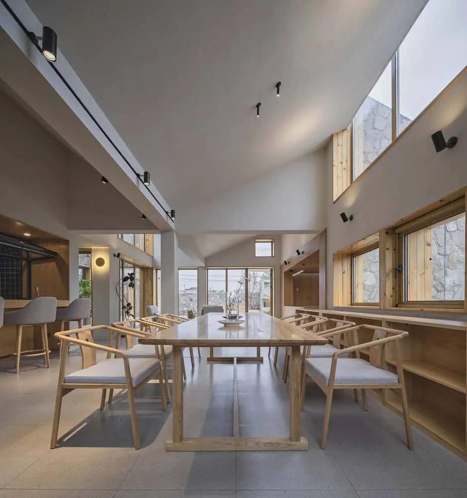 House with Folding Roof in Courtyard by MAT Office in Beijing, China