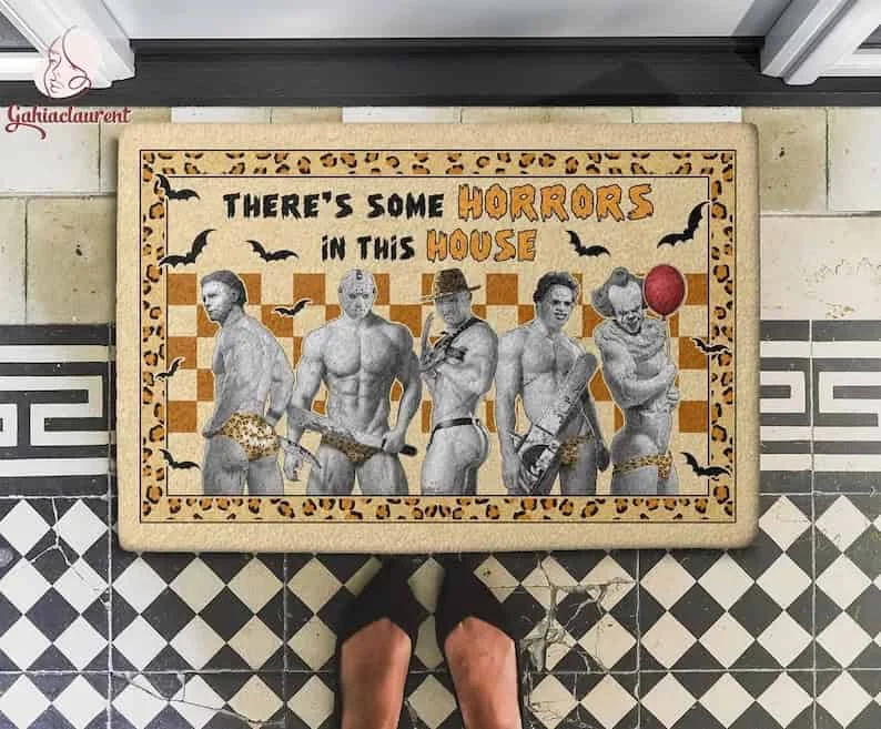 9. Alfombra para puerta de Halloween