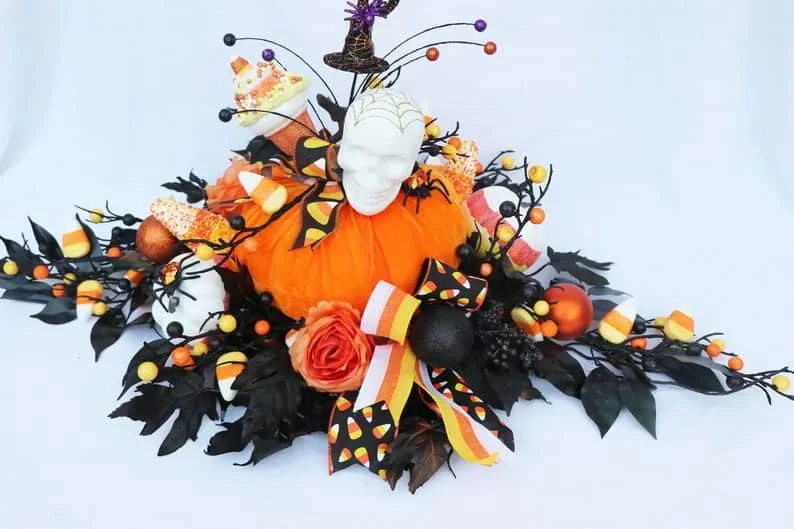 3. Adorno central de Halloween