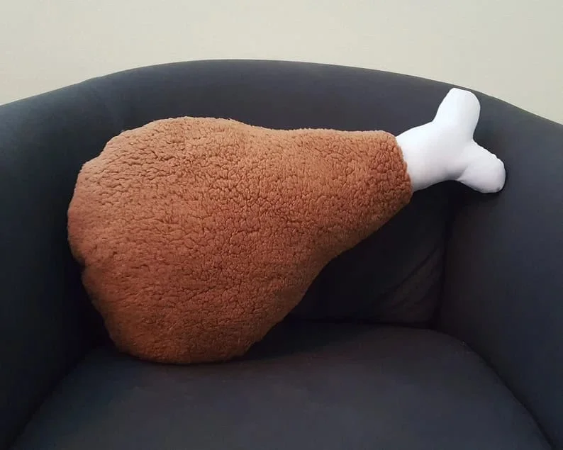 6. Almohada con pata de pavo