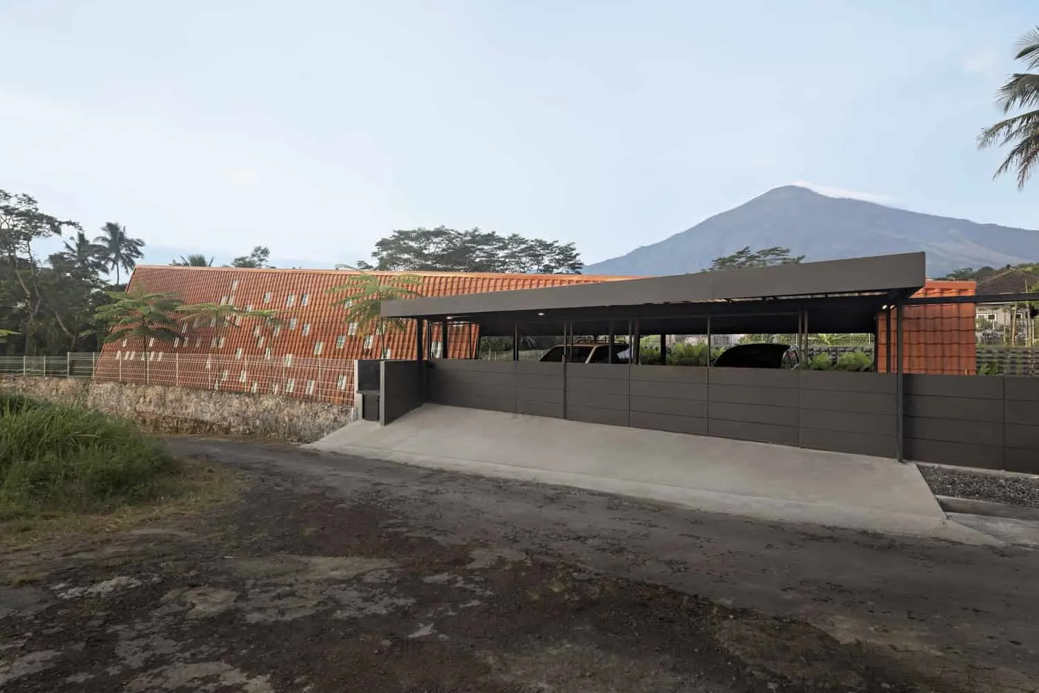 Swarga House in Cilimous from PSA Studio: Floating Villa Among Rice Fields