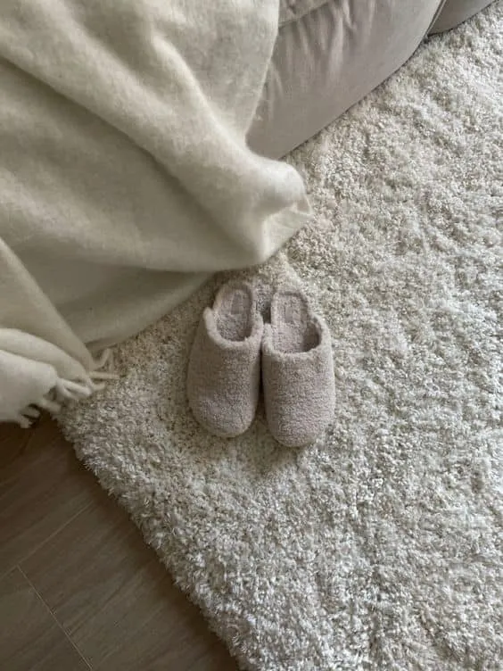 寒冷月份的温暖地毯