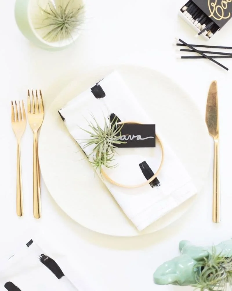 7. Tarjeta con pequeño arbusto de aire