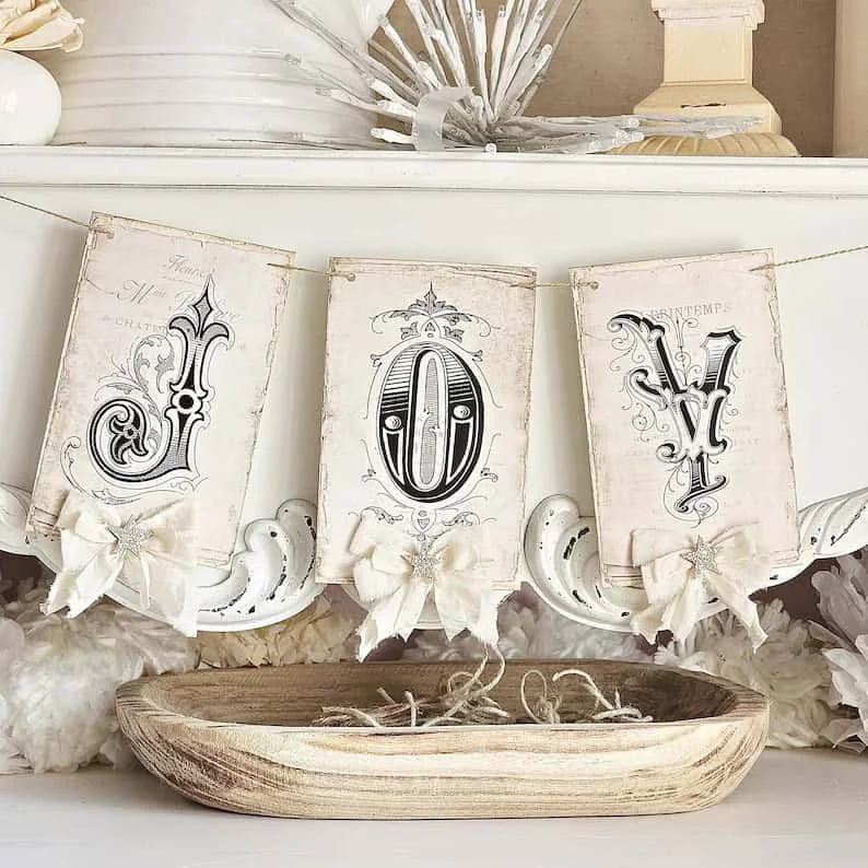 15. Pancarta Vintage Navidad