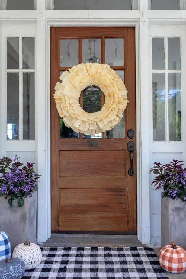 6. Corona de escamas de maíz