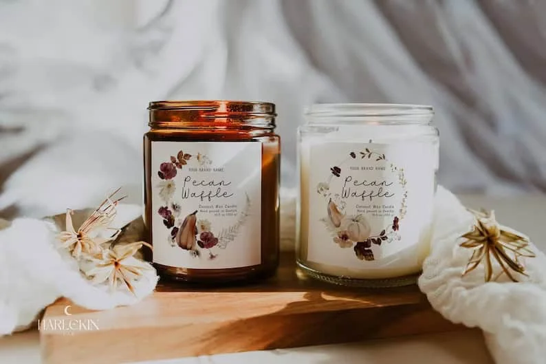 4. Set de etiquetas para velas