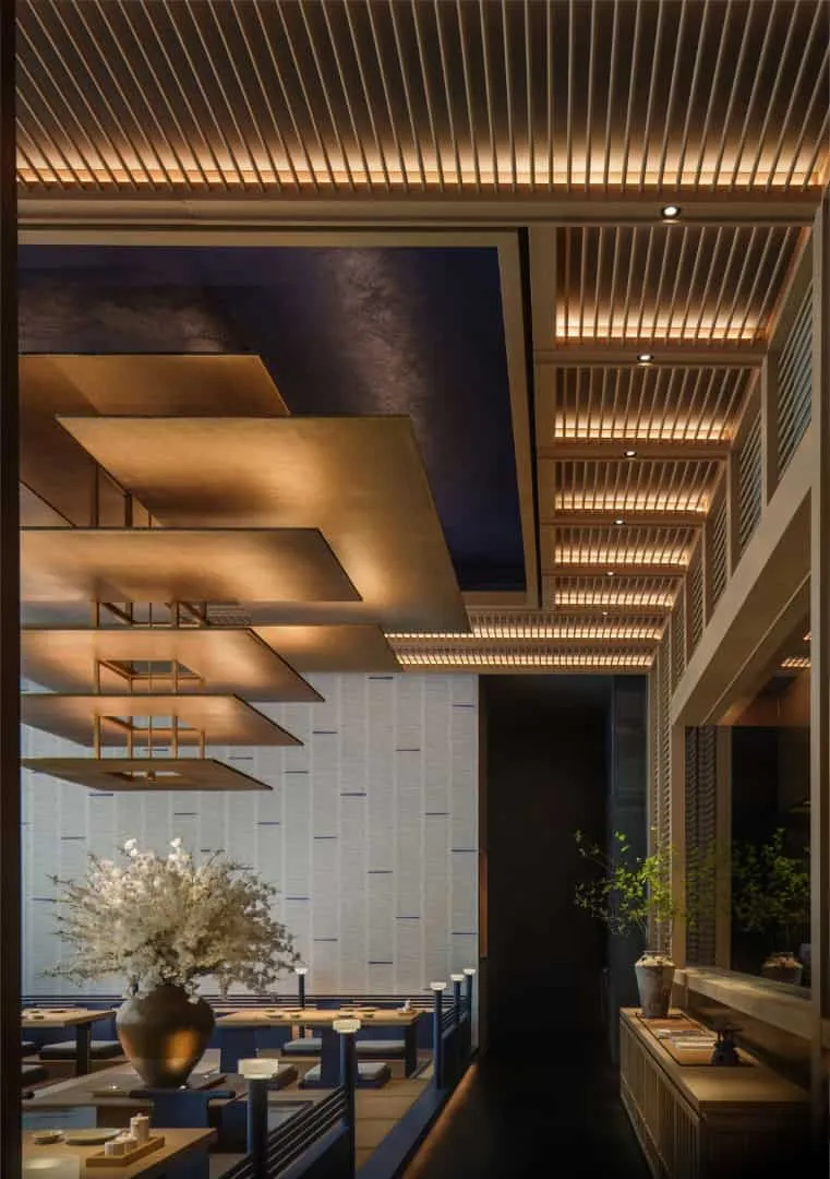 Aumann Japanese Cuisine by FUNUN LAB: A Spatial Narrative of Monoaware