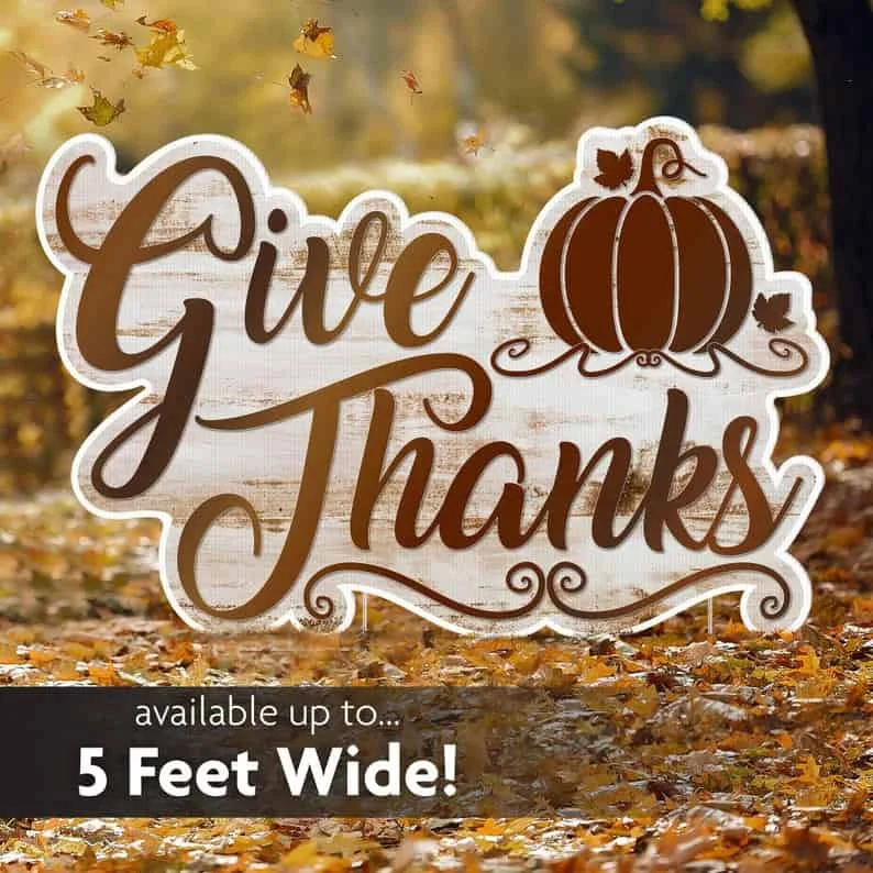 2. Decoración para Día de Acción de Gracias