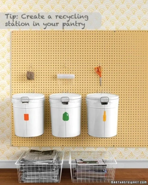 15. Creating a Recycling Station in the Kitchen