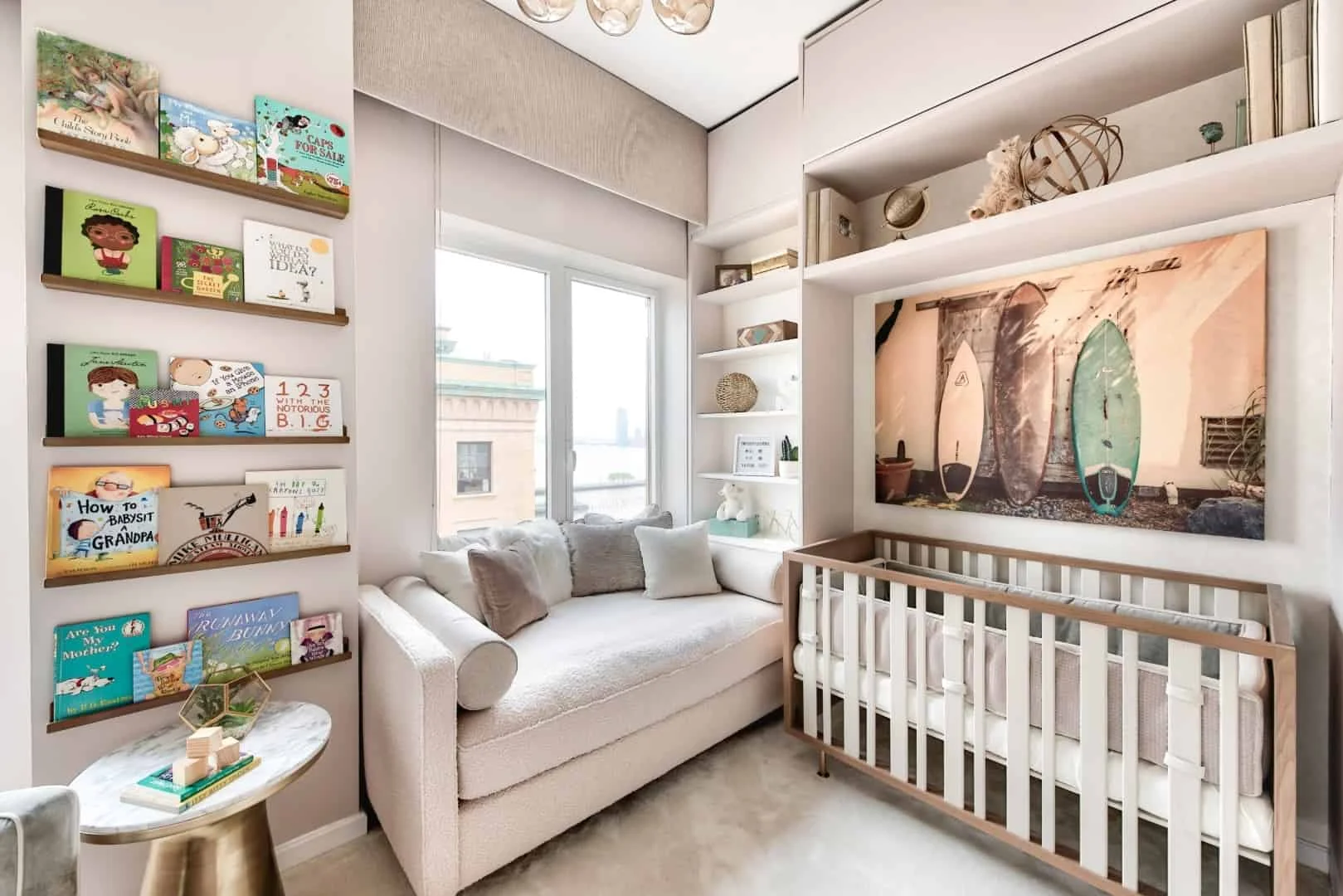 10. Habitación infantil en estilo costero, Nueva York
