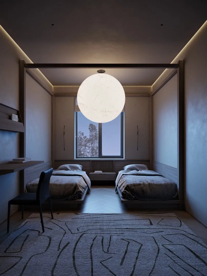 阿拉木图 Kvadrat Architects 公寓：中央区的宁静奢华