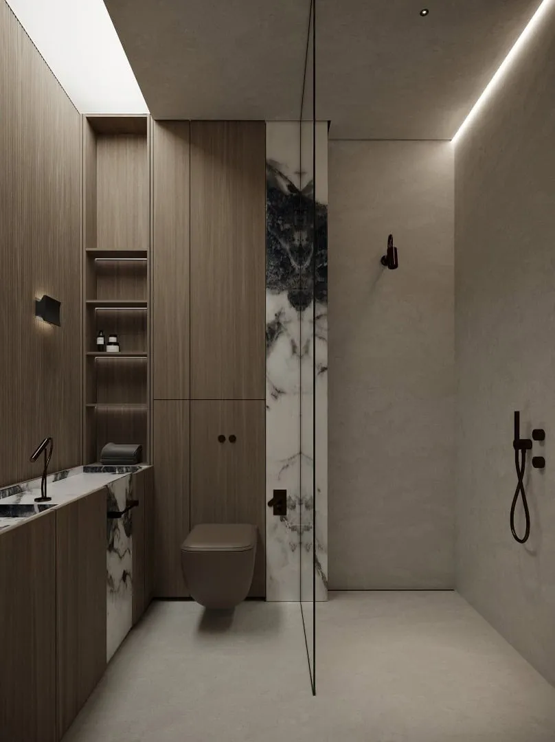 阿拉木图 Kvadrat Architects 公寓：中央区的宁静奢华