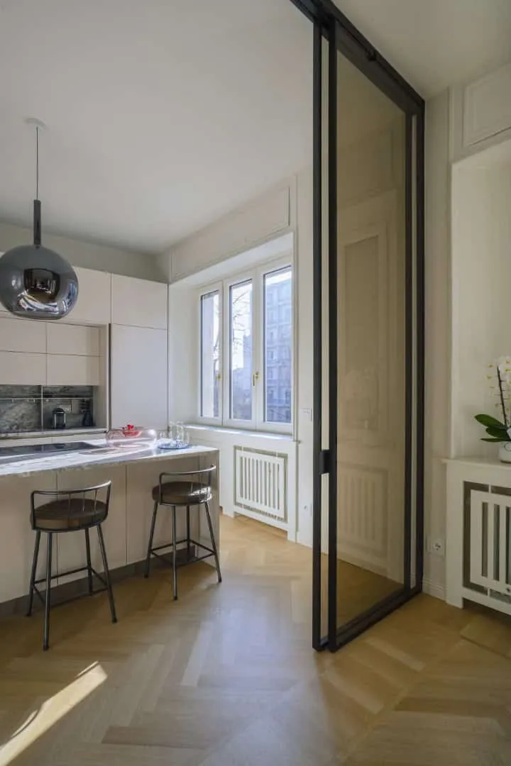 米兰独家公寓由Anice Architettura设计：复古优雅与现代生活方式的融合