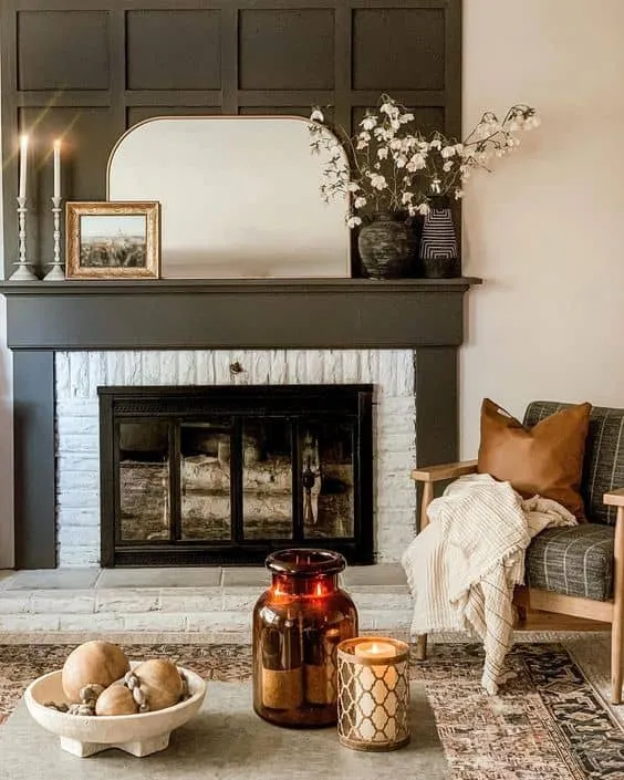 创意装饰壁炉上方空间的方法