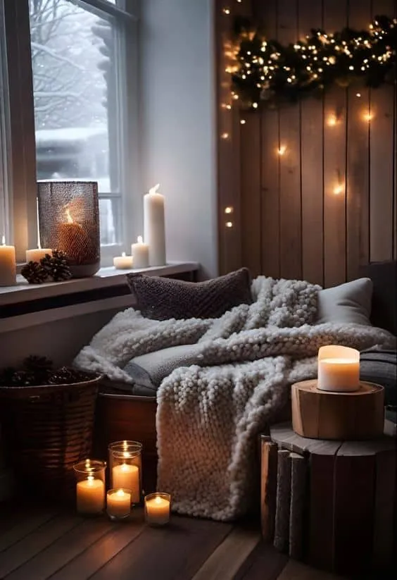 温馨阅读角落，温暖您的冬夜