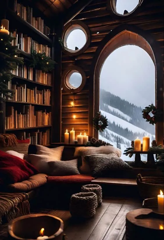 温馨阅读角落，温暖您的冬夜