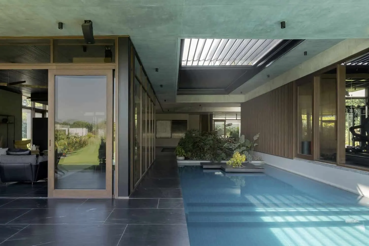 Courtyard House by MODO Designs: Modern Haveli with Open Courtyards in Rancharda