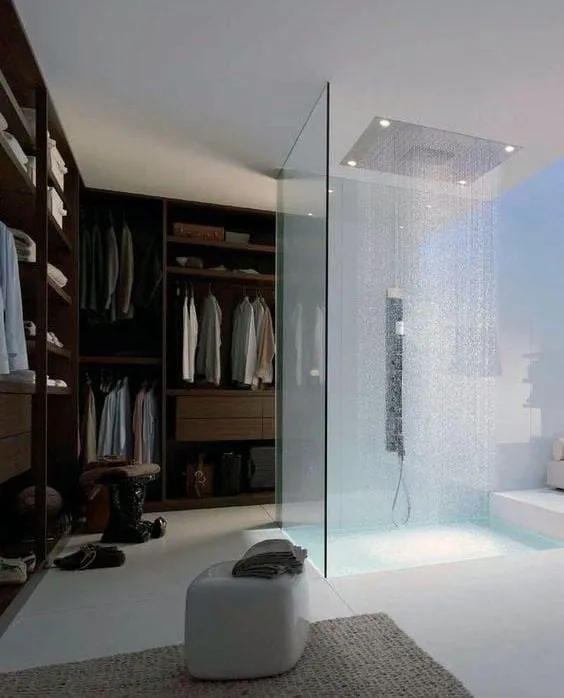 The Perfect Closet Corner with Attached Bathroom