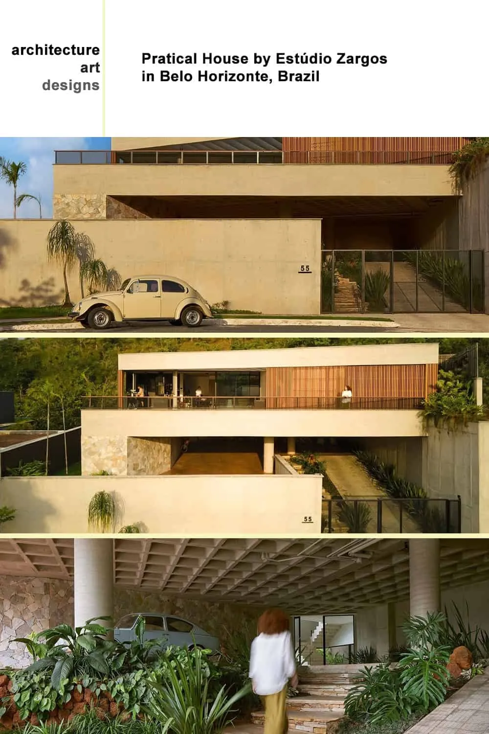 Practical House by Estúdio Zargos in Belo Horizonte, Brazil Practical House by Estúdio Zargos in Belo Horizonte, Brazil