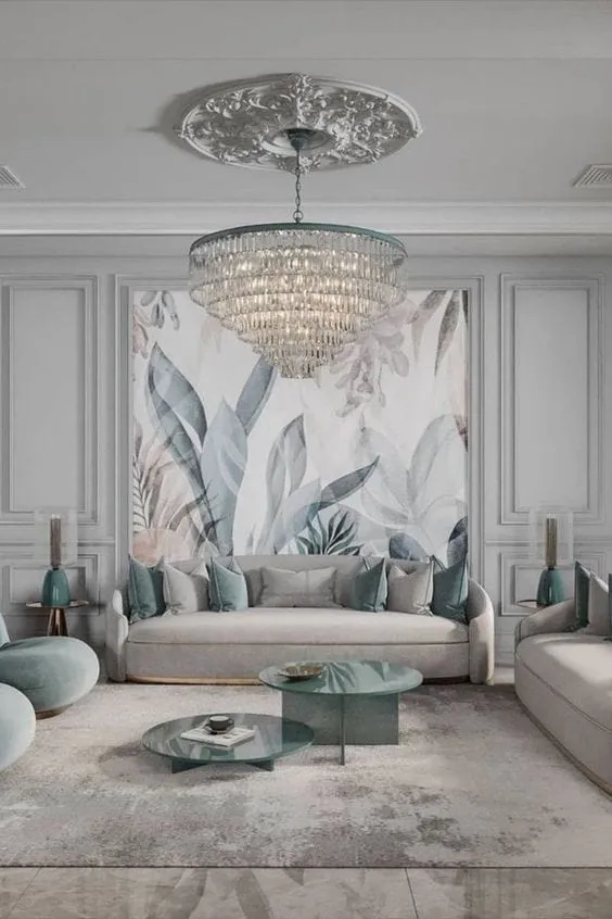 墙纸如何重新定义您客厅的奢华