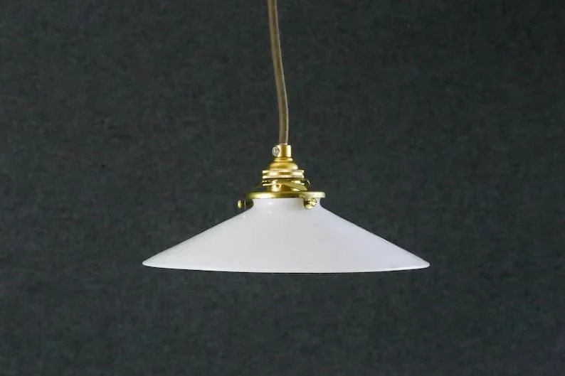 5. Lámpara de vidrio de los años 60