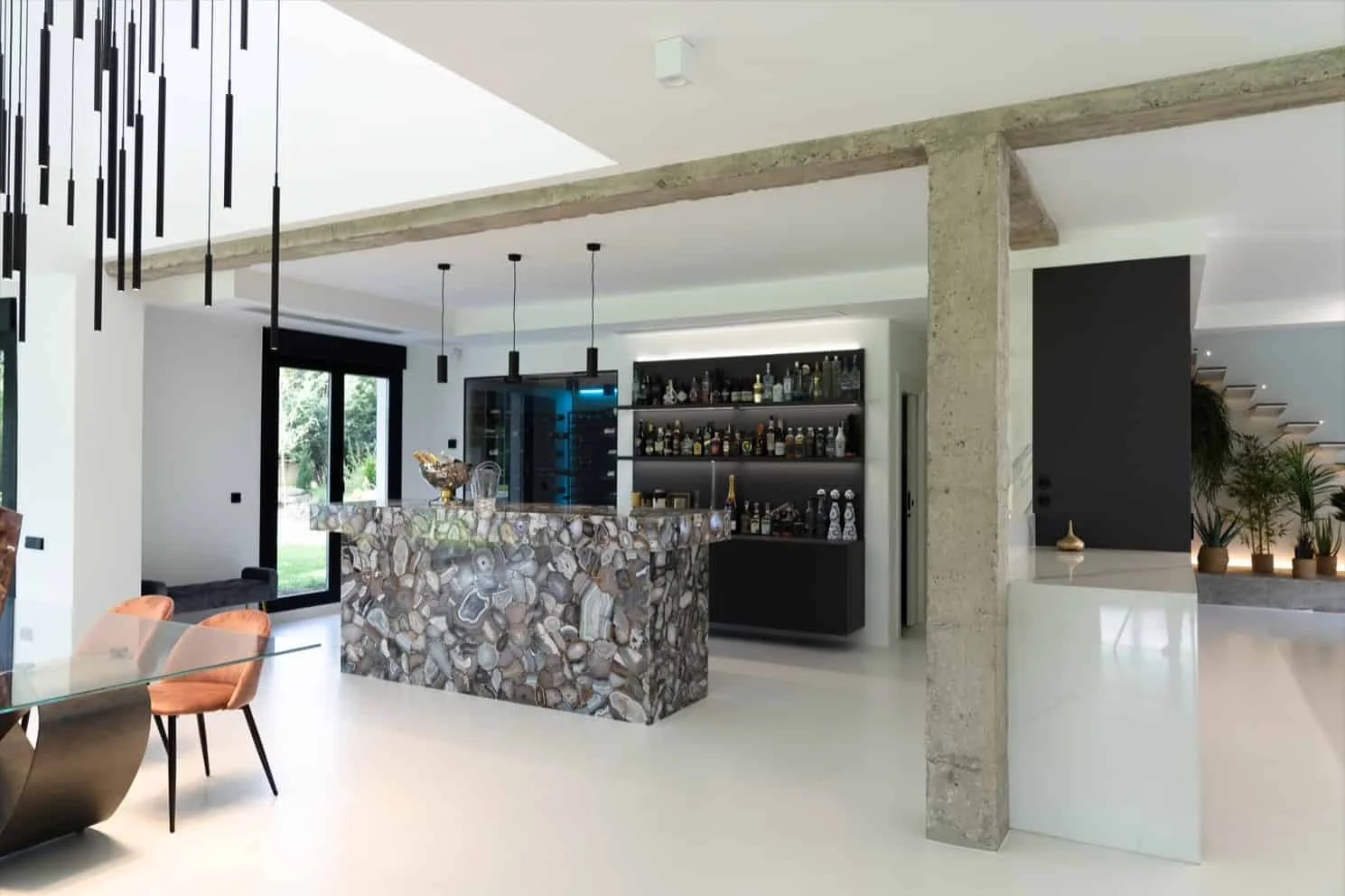 14. Modern Home Bar