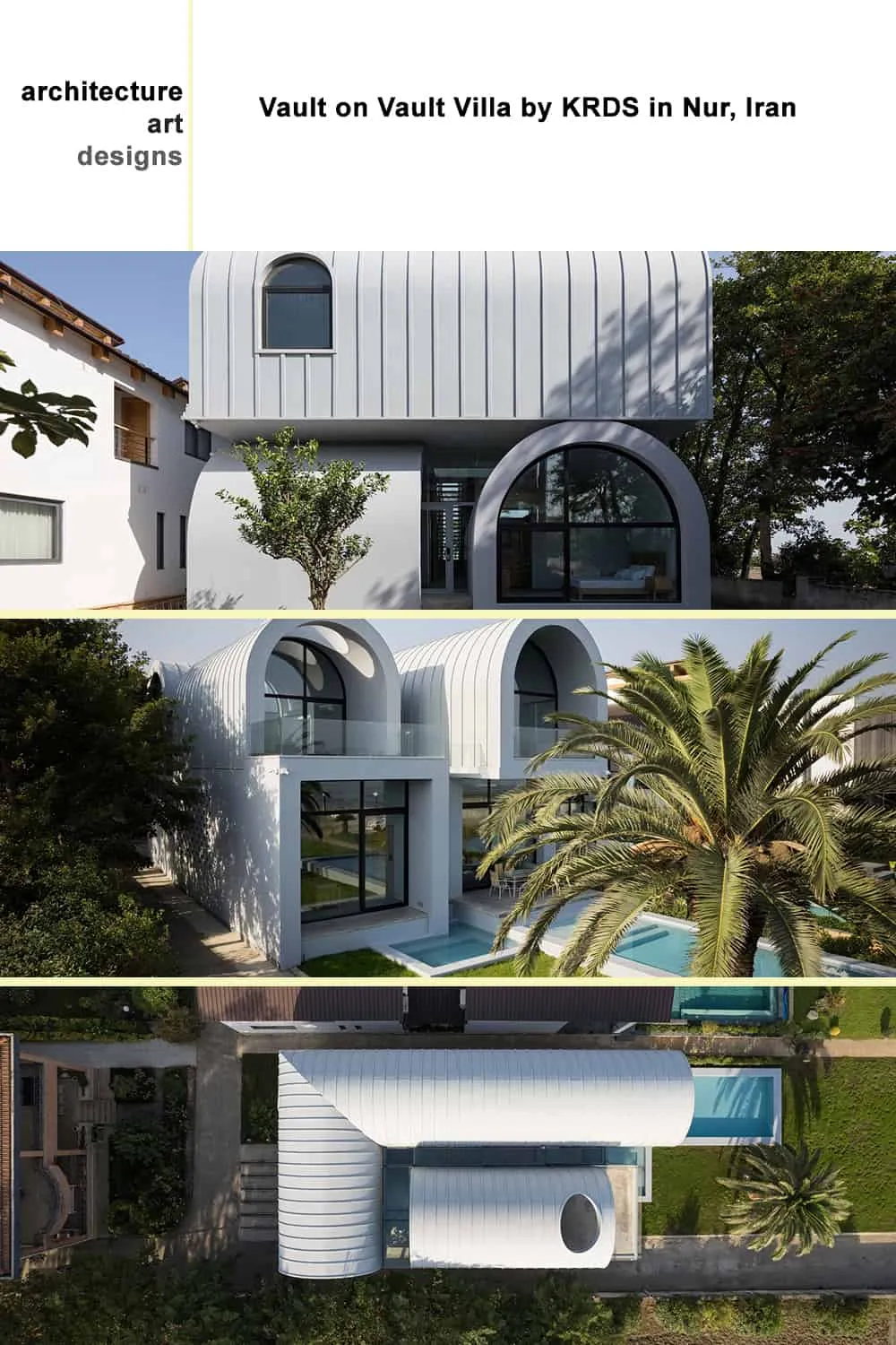 Rolling House on a Rolling Villa by KRDS in Nur, Iran