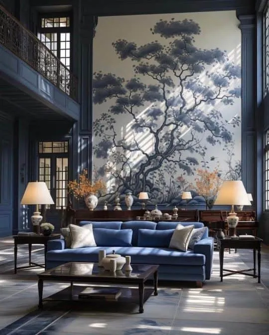 墙纸如何重新定义您客厅的奢华