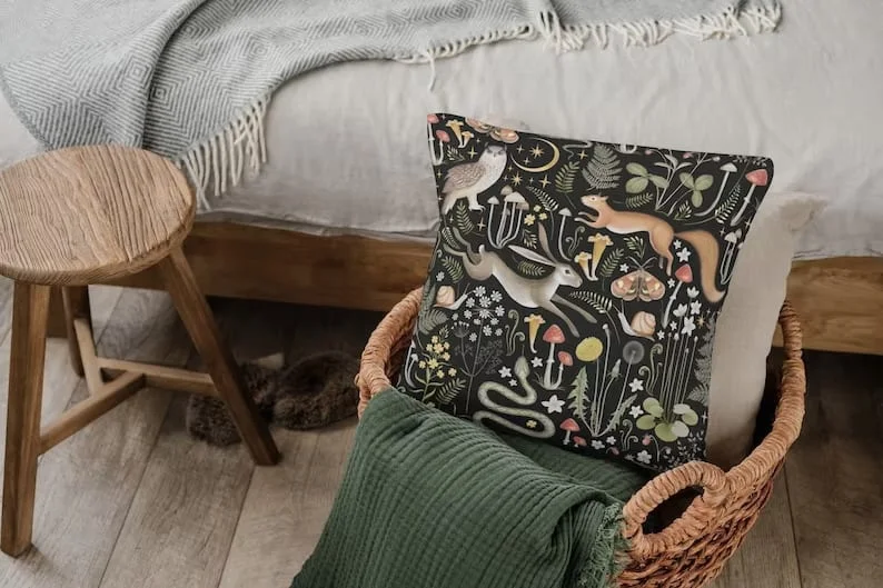 13. Estampado mágico de animales del bosque