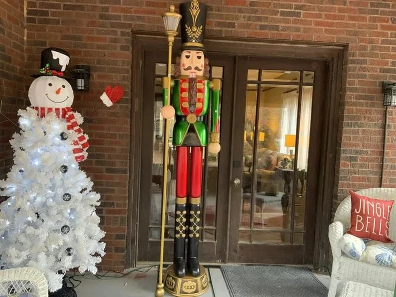 11. Decoración navideña para puerta