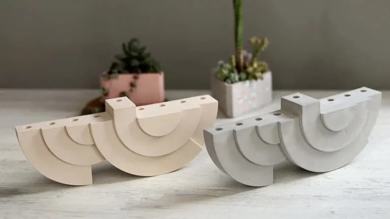 6. Vela moderna de concreto