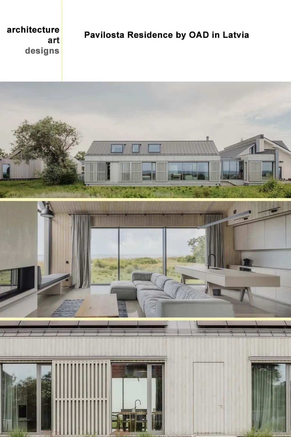 Pavilosta Residence by OAD in Latvia