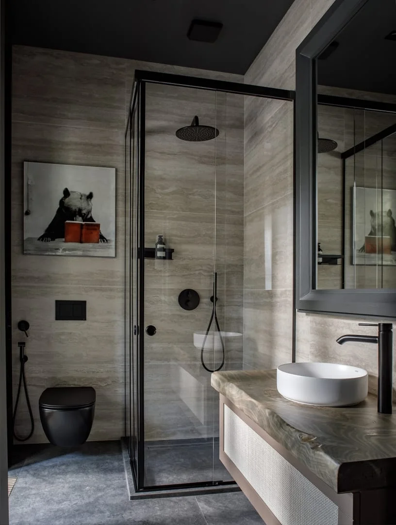 4. Baño rustic, Moscú