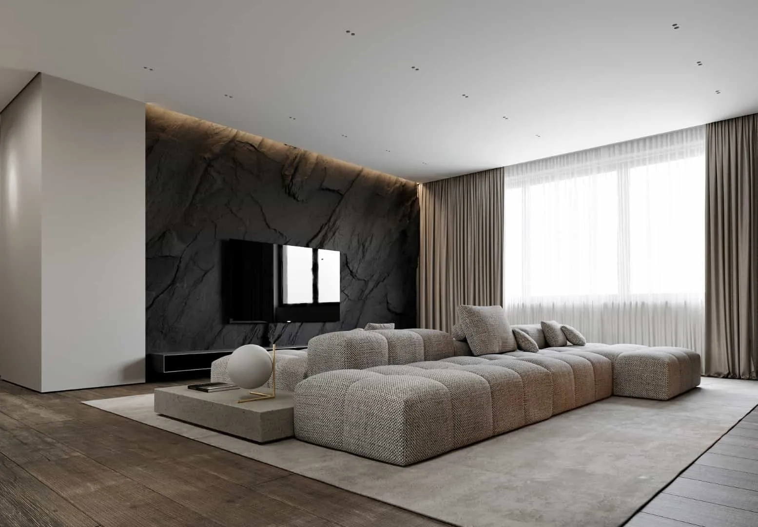 Kvadrat Architects设计的阿尔卑斯风格公寓：阿斯塔纳市中心的山间舒适感