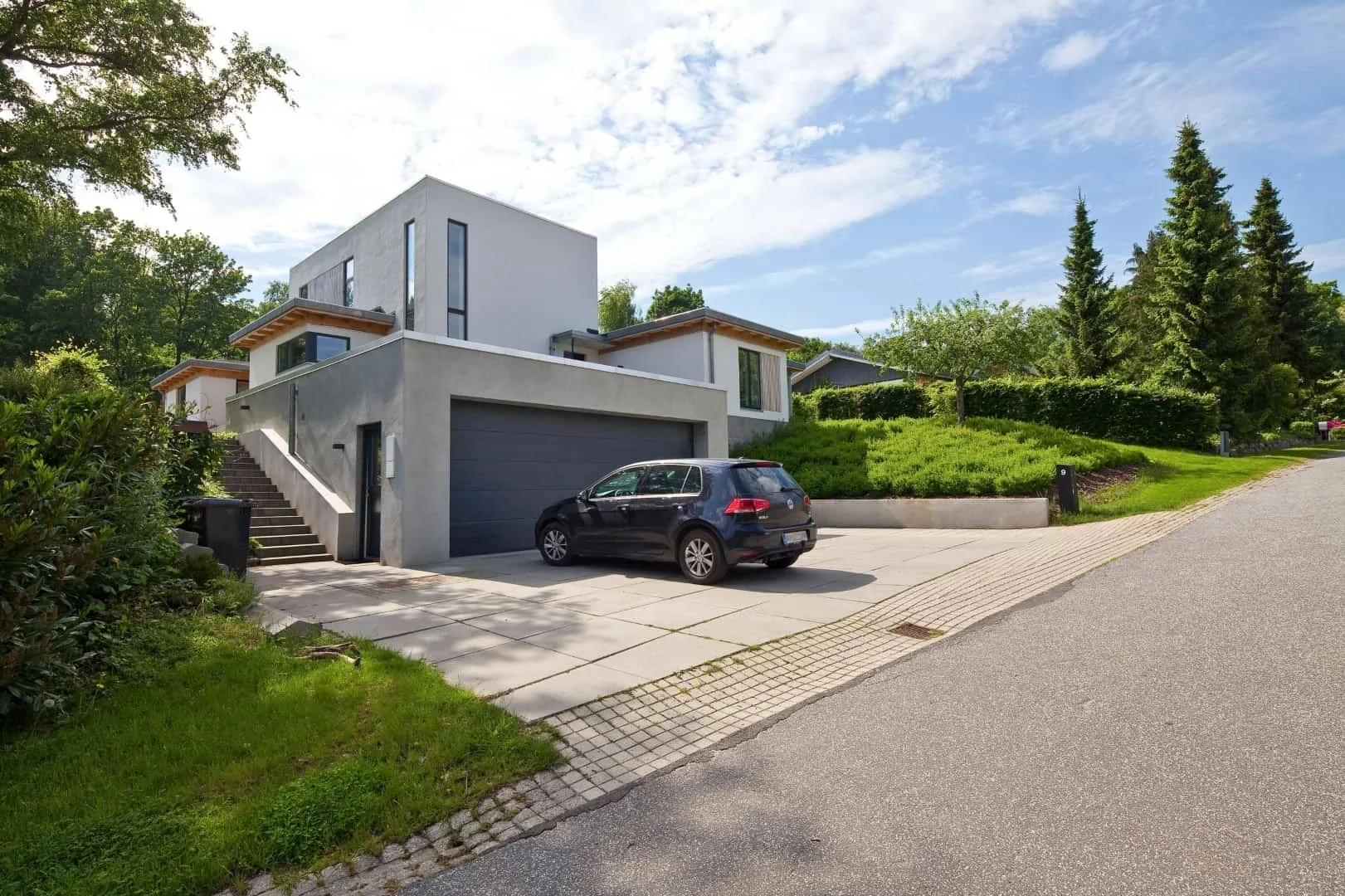 5. Garaje moderno, Wiltshire