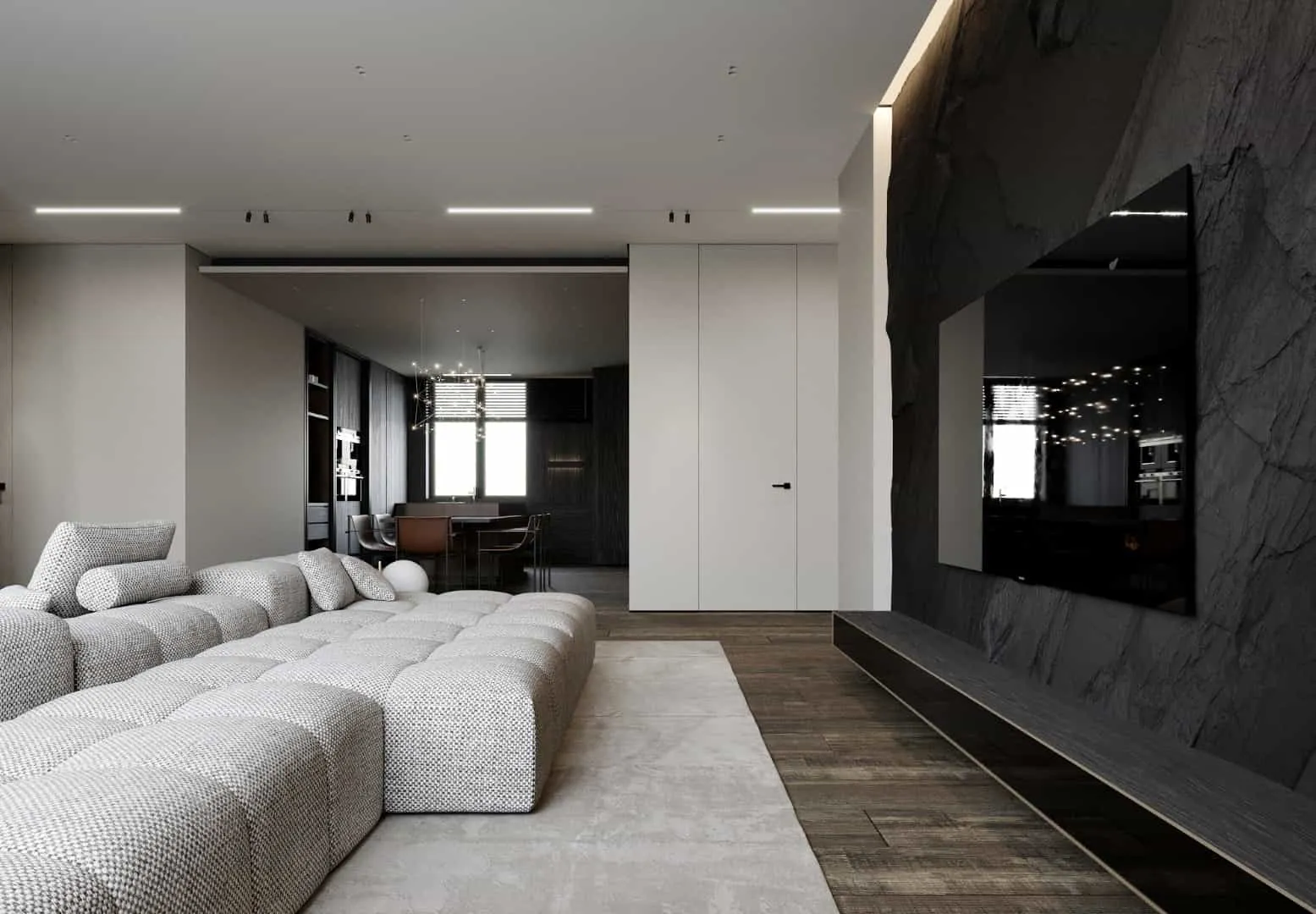 Kvadrat Architects设计的阿尔卑斯风格公寓：阿斯塔纳市中心的山间舒适感