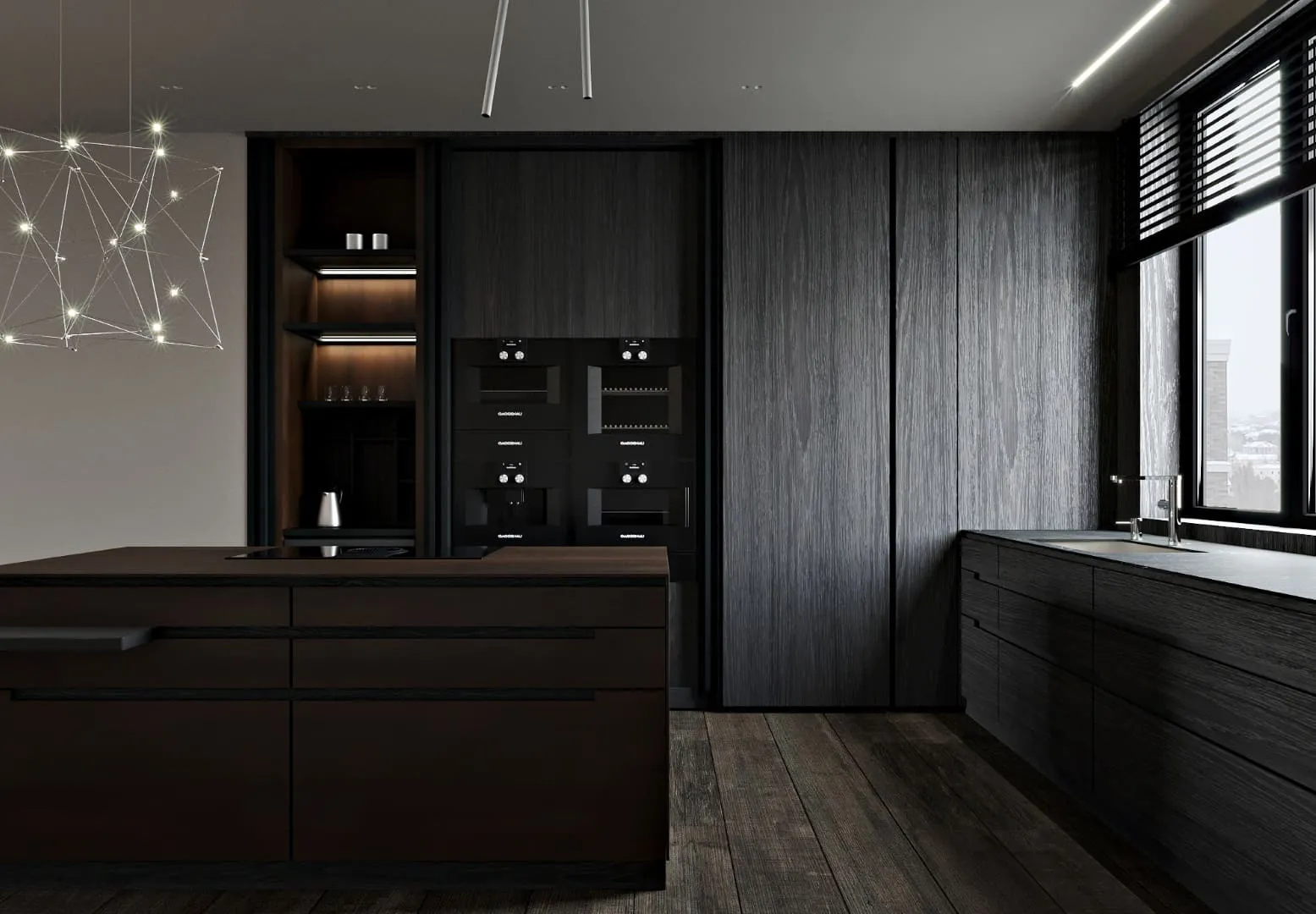 Kvadrat Architects设计的阿尔卑斯风格公寓：阿斯塔纳市中心的山间舒适感