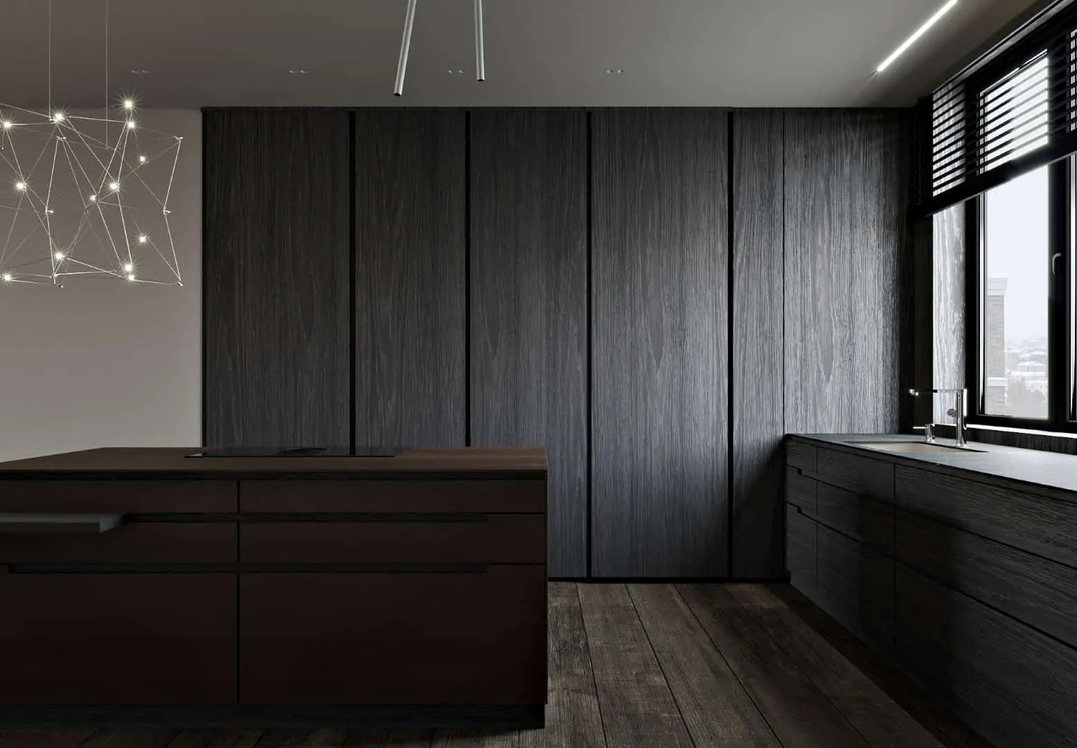 Kvadrat Architects设计的阿尔卑斯风格公寓：阿斯塔纳市中心的山间舒适感