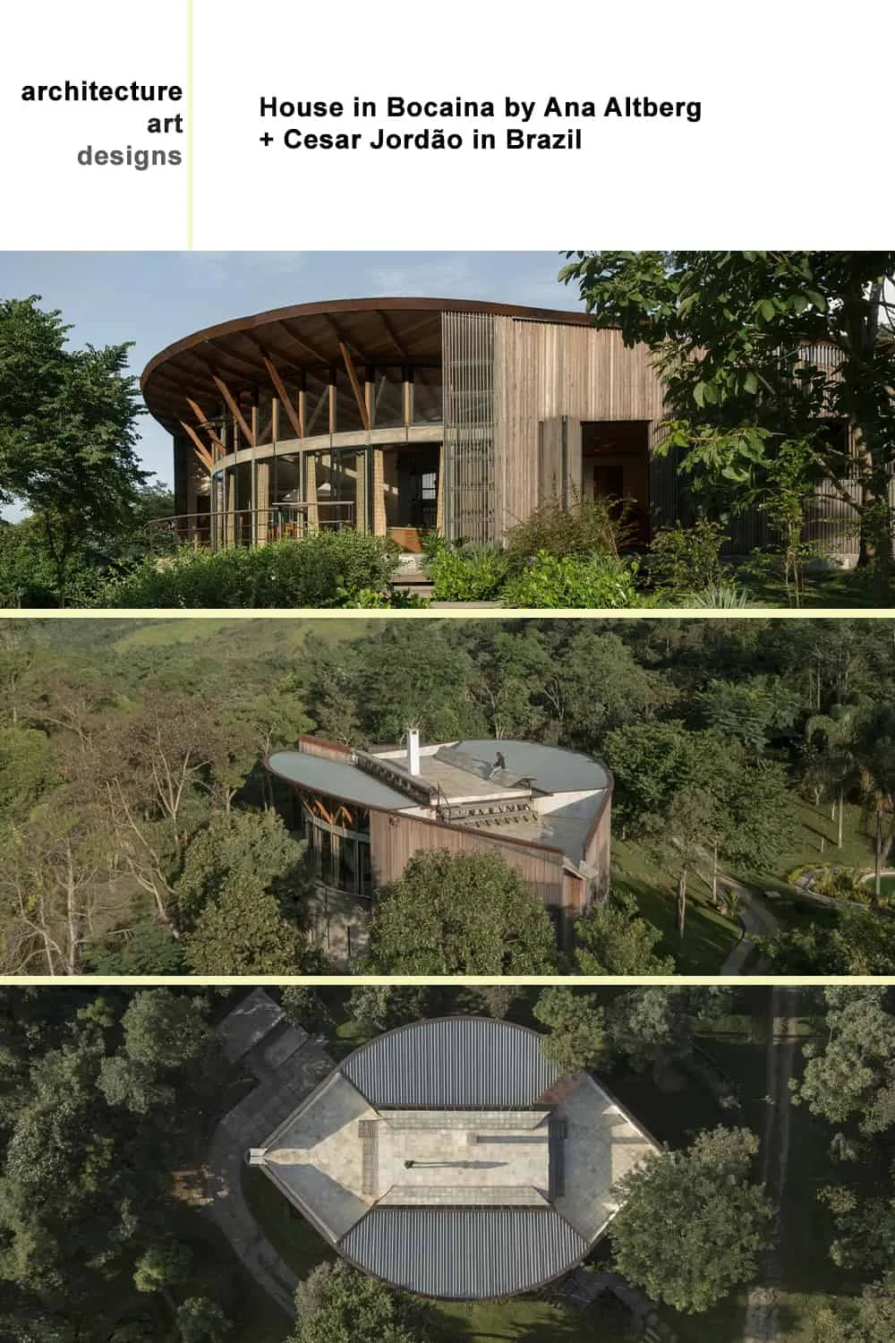 巴西博卡因纳的安娜·奥尔特贝格与塞萨尔·霍尔丹住宅